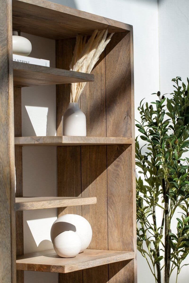 Dumas Wooden Display Shelves Unit Bookcases & Standing Shelves Homekode