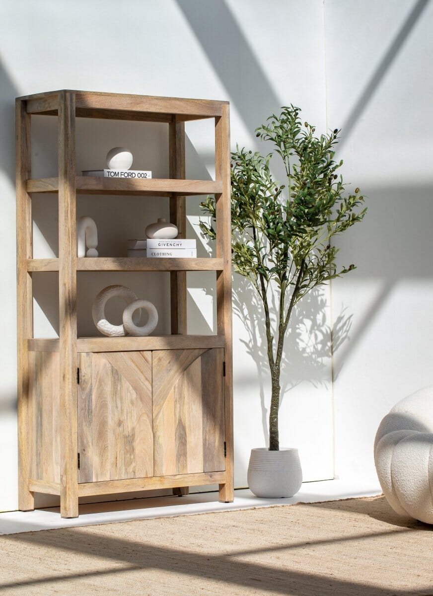 Brooklyn Half Arch Doors Display Shelves Unit Cabinets & Storage Homekode