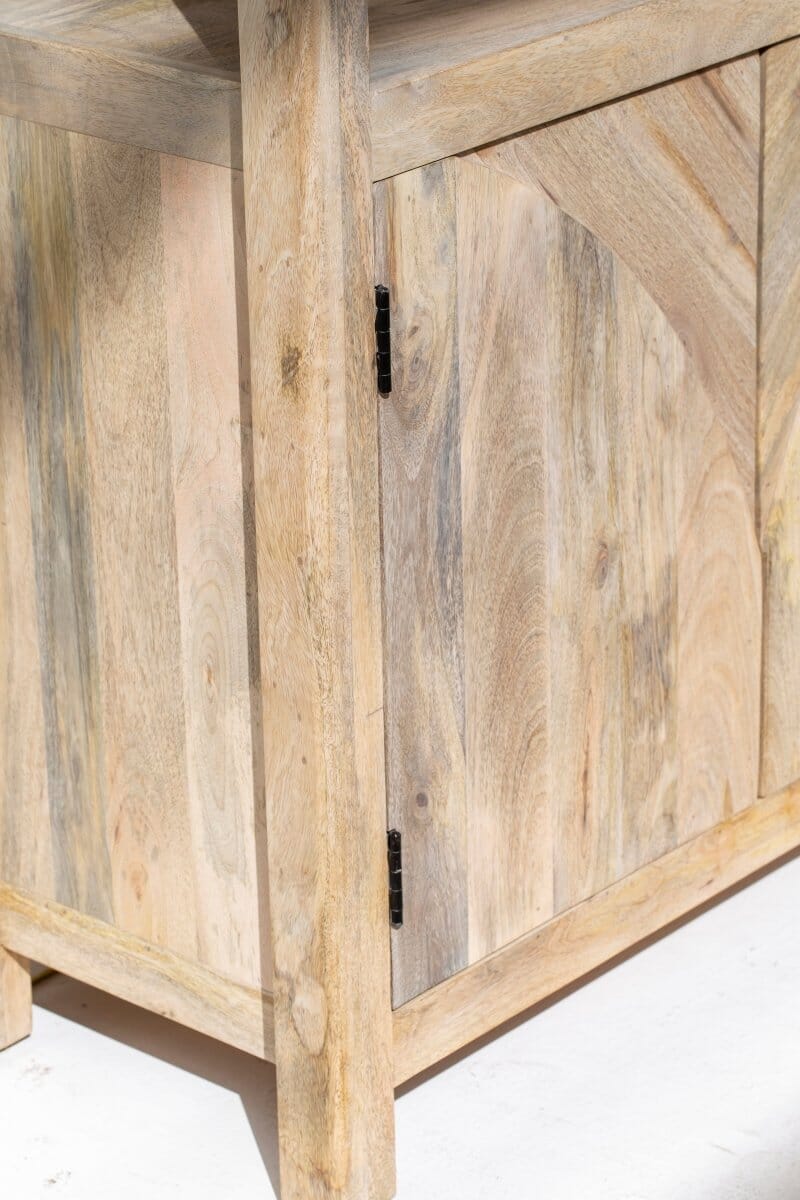 Brooklyn Half Arch Doors Display Shelves Unit Cabinets & Storage Homekode