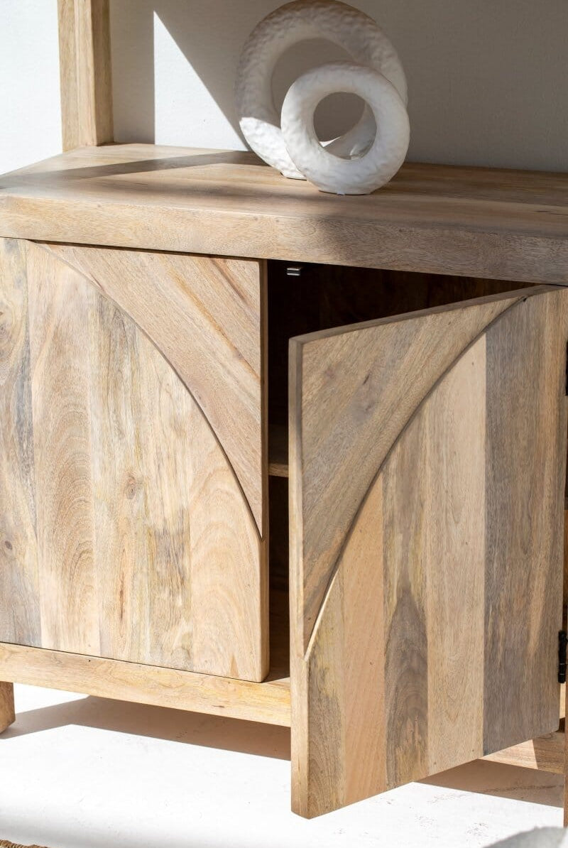 Brooklyn Half Arch Doors Display Shelves Unit Cabinets & Storage Homekode