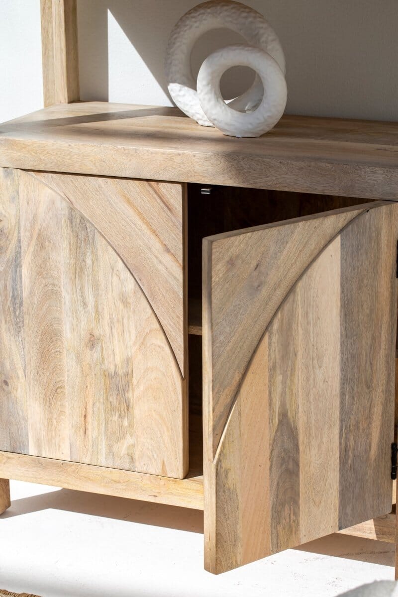 Brooklyn Half Arch Doors Display Shelves Unit Cabinets & Storage Homekode