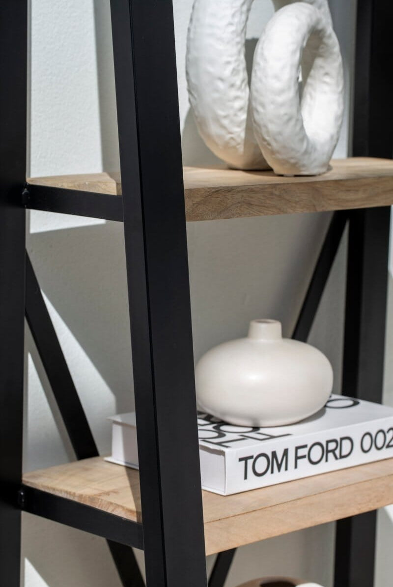 Reagan Industrial Ladder Display Shelves Unit (2 Sizes) Bookcases & Standing Shelves Homekode