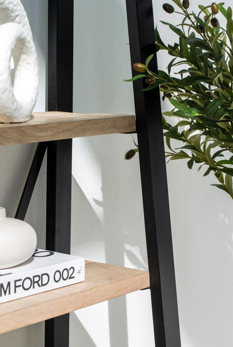 Reagan Industrial Ladder Display Shelves Unit (2 Sizes) Bookcases & Standing Shelves Homekode