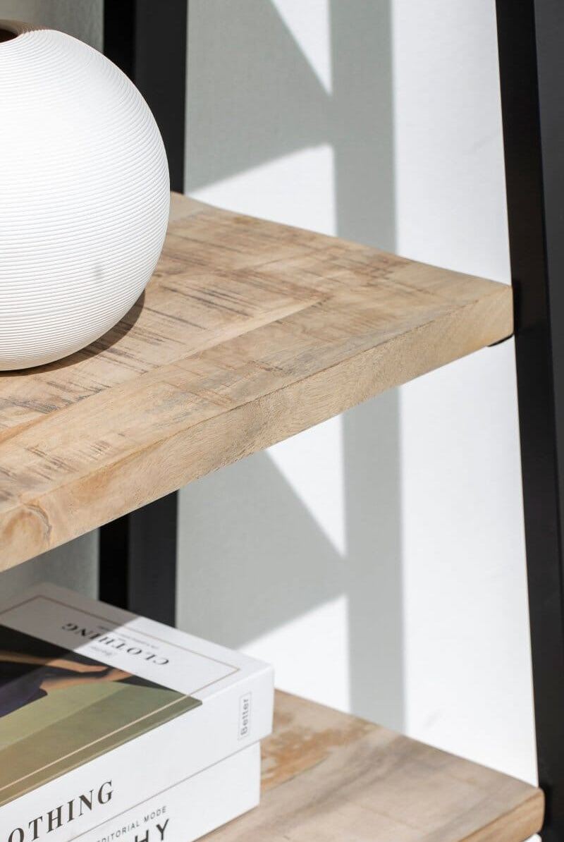 Reagan Industrial Ladder Display Shelves Unit (2 Sizes) Bookcases & Standing Shelves Homekode