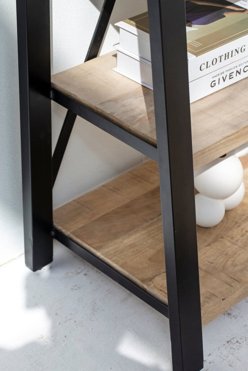 Reagan Industrial Ladder Display Shelves Unit (2 Sizes) Bookcases & Standing Shelves Homekode