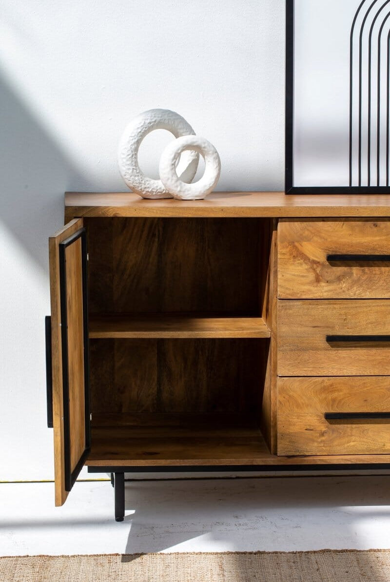 Astor Wooden Classic Sideboard Buffets & Sideboards Homekode