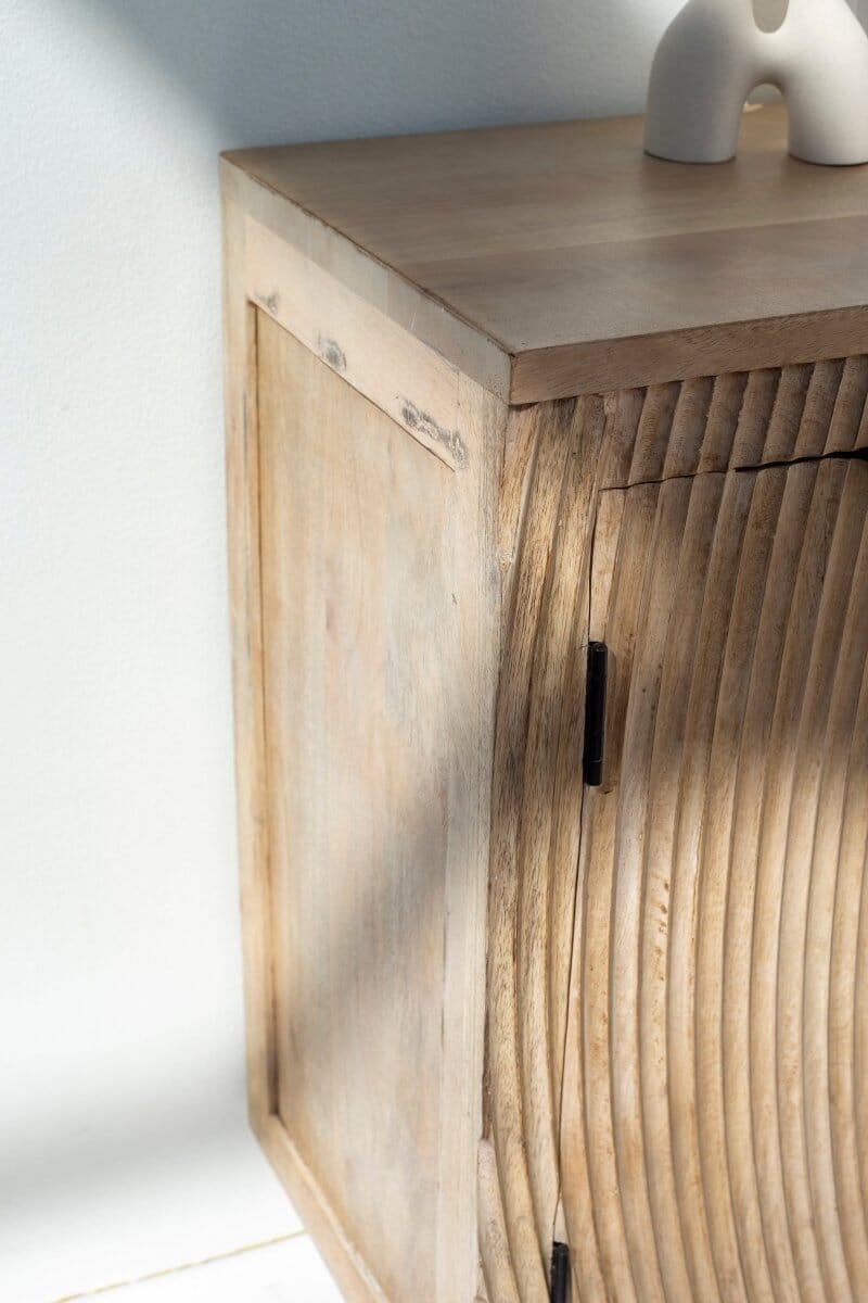 Hailey 4-Doors Wooden Sideboard Buffets & Sideboards Homekode