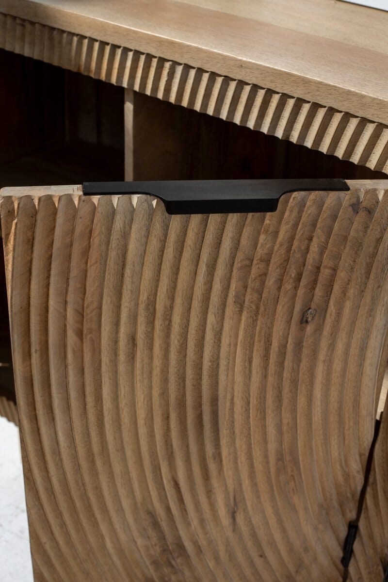 Hailey 4-Doors Wooden Sideboard Buffets & Sideboards Homekode