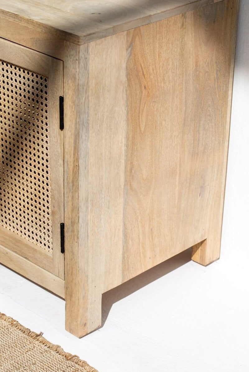 Morris Rattan Door TV Units Homekode