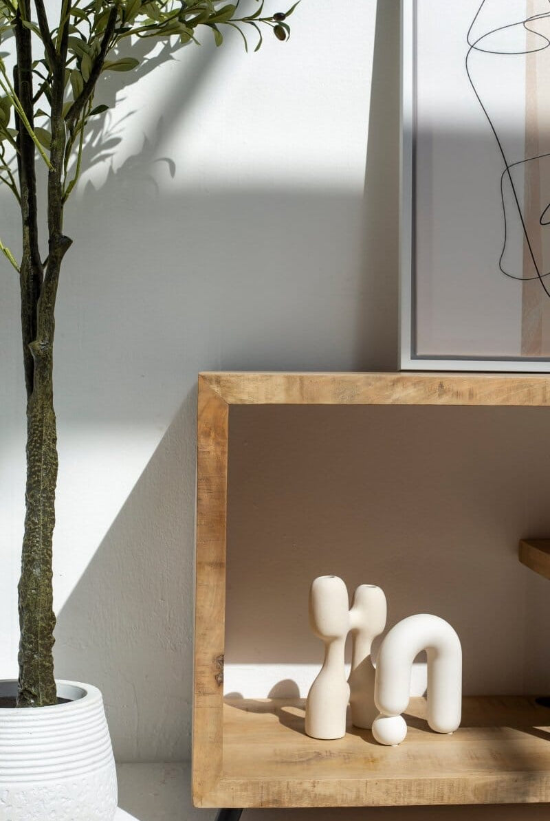 Liora 3-Shelves Media Console (3 Sizes) TV Unit Homekode