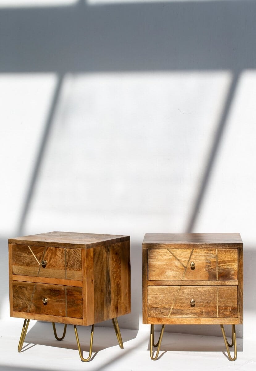 Ophelia Bedside Table Nightstands Homekode