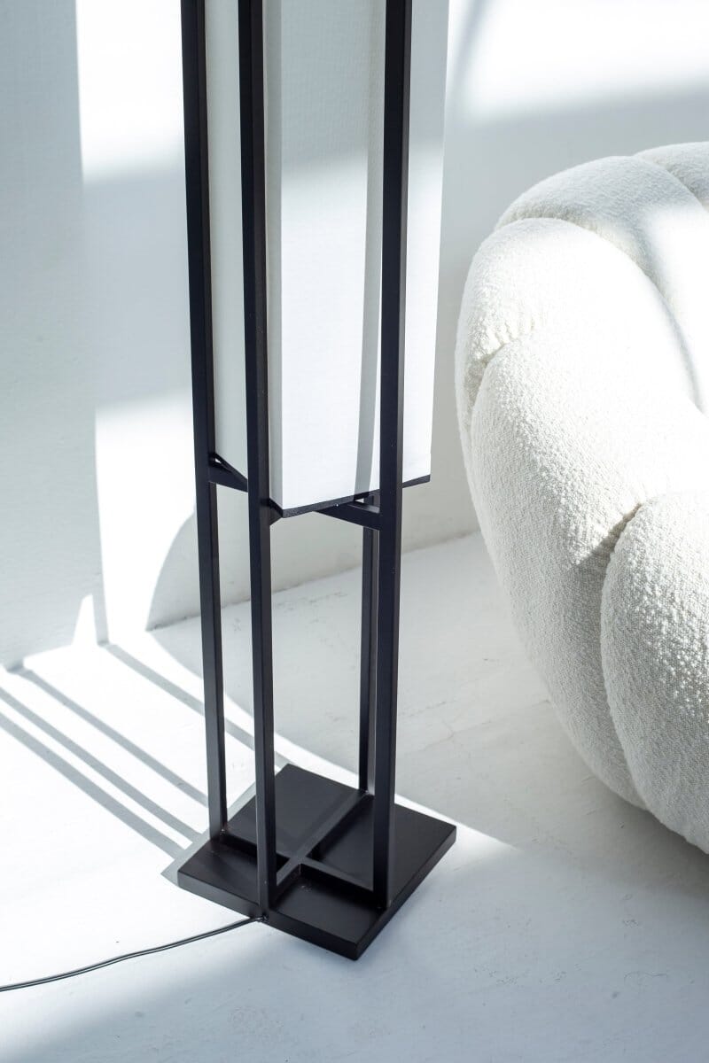 Black Fr Floor Lamp Homekode