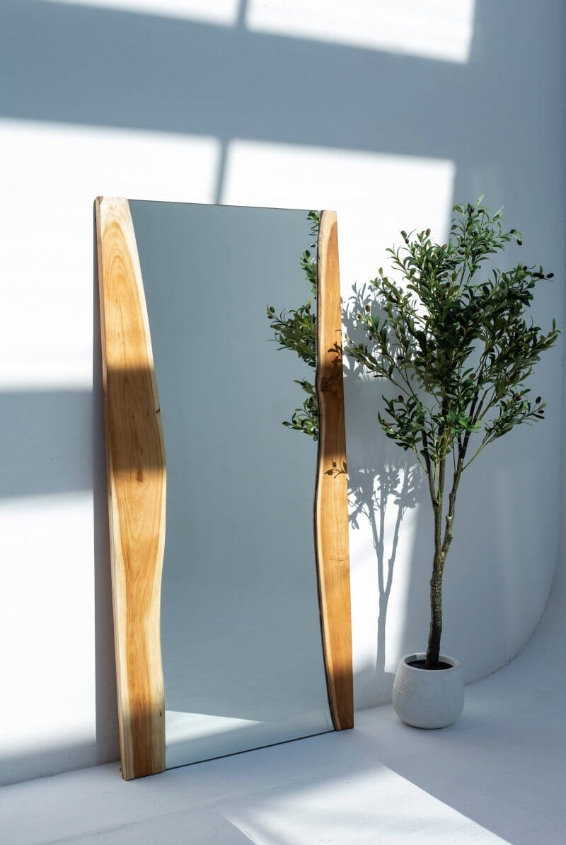 Alexis Acacia wood Mirror
