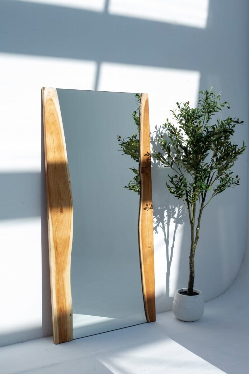 Alexis Acacia wood Mirror