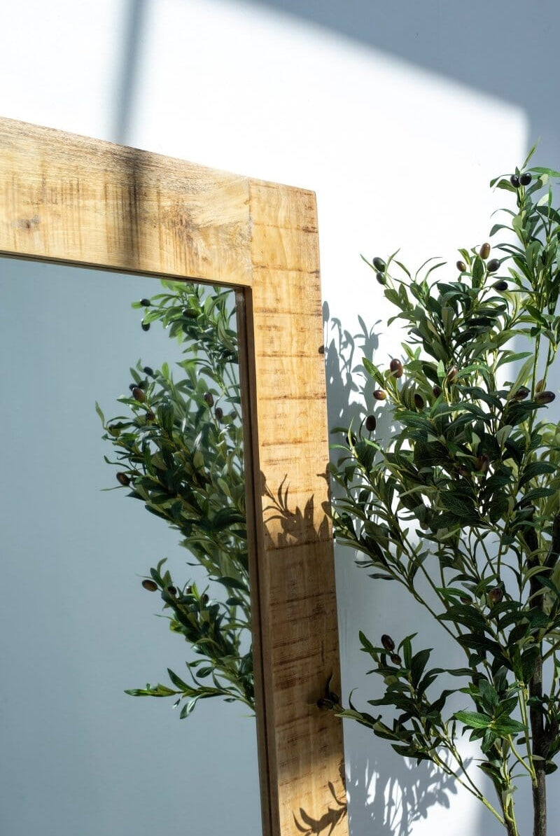 Cheryl Antique Mango wood Mirror Mirrors Homekode
