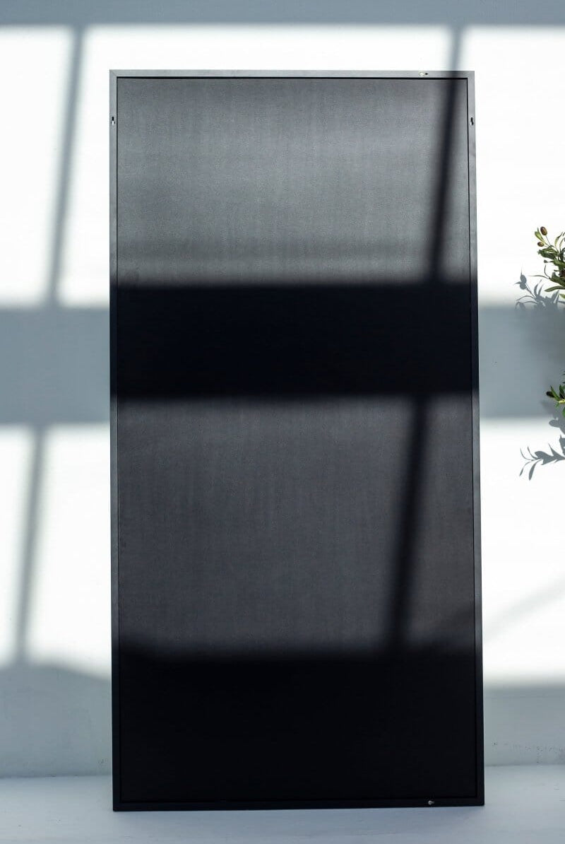 Zara Full Length Black Rectangular Large Metal Mirror (4 Sizes) Homekode