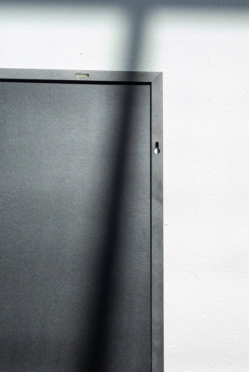 Zara Full Length Black Rectangular Large Metal Mirror (4 Sizes) Homekode