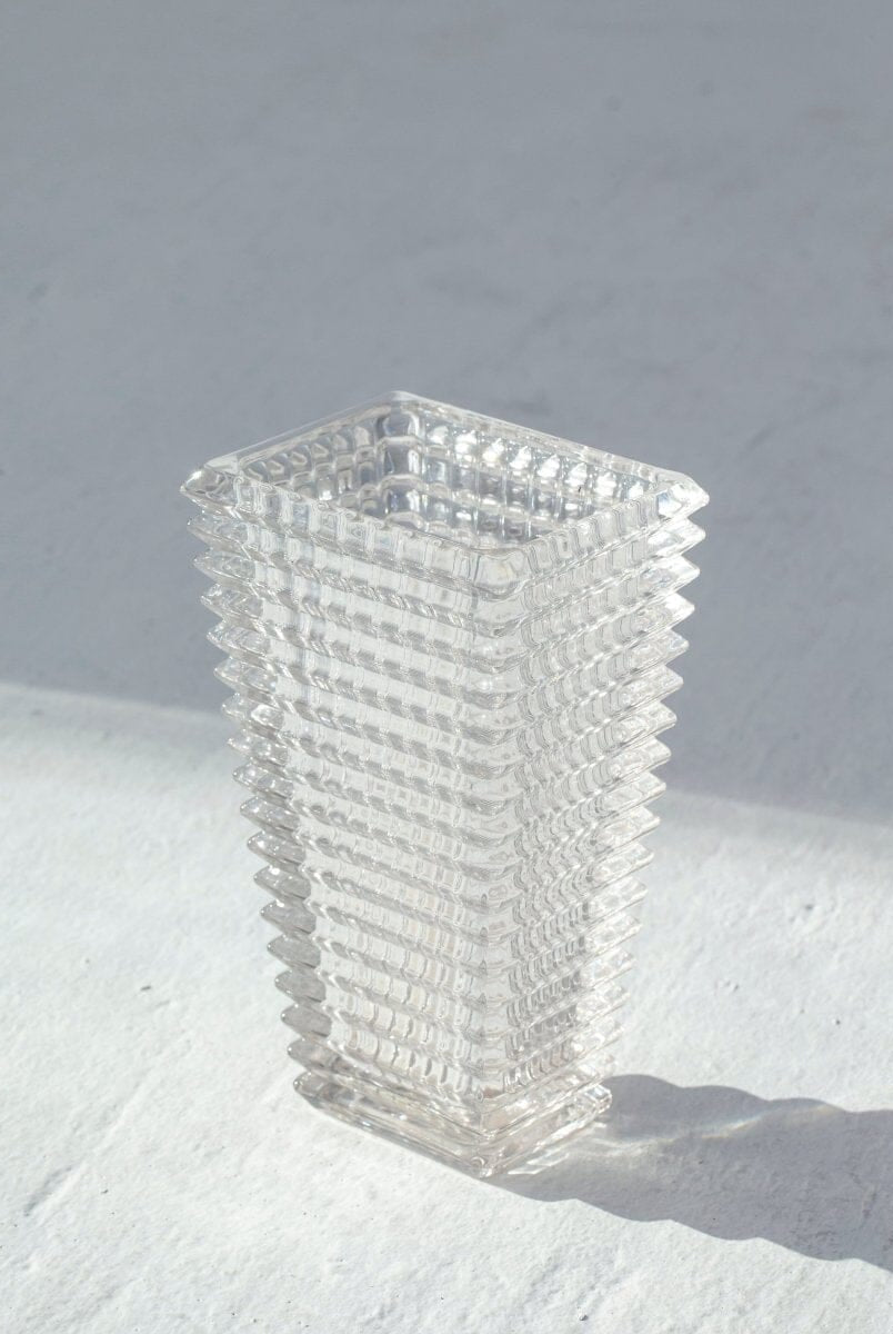 Crystal Pointy Edges Vase (32x10 CM)