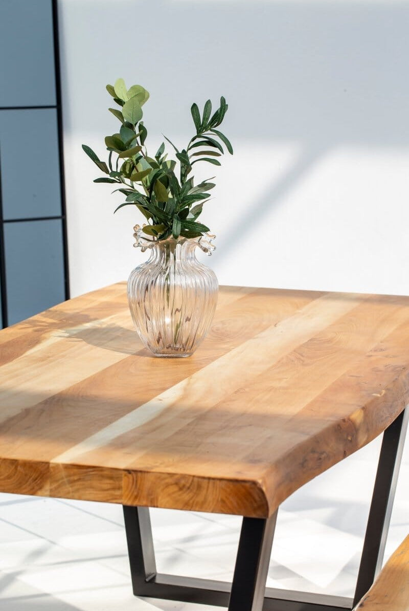 Transparent Wave Glass Vase (3 Sizes)