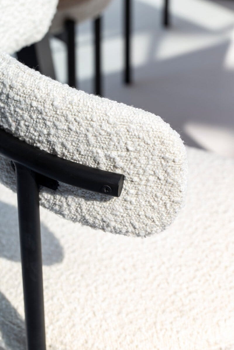 Lyla Boucle Dining Chair Homekode