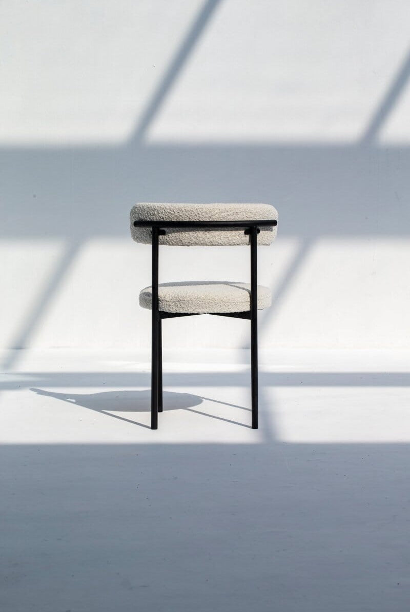 Lyla Boucle Dining Chair Homekode