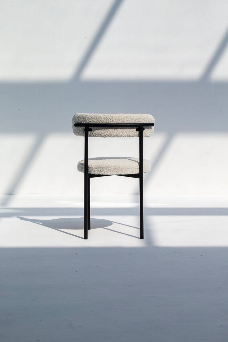 Lyla Boucle Dining Chair Homekode