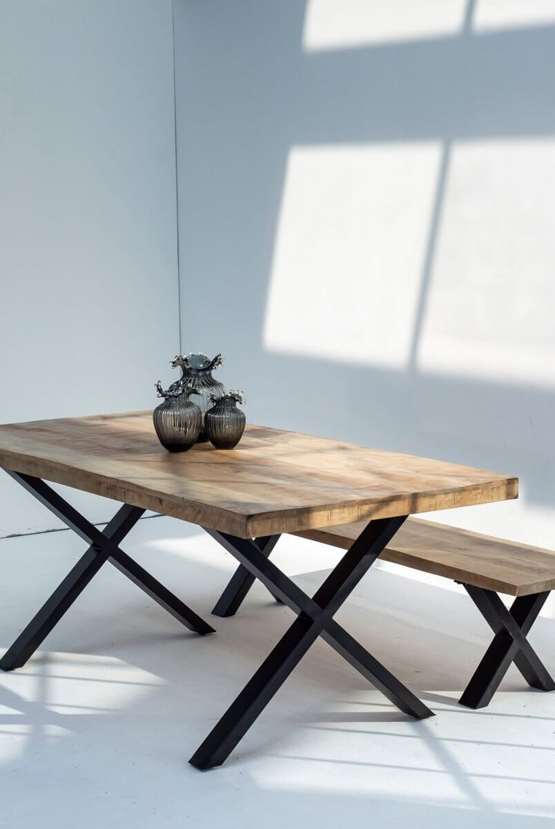 Mango Wood Dining Table with 7CM Top Thickness (4 Sizes)