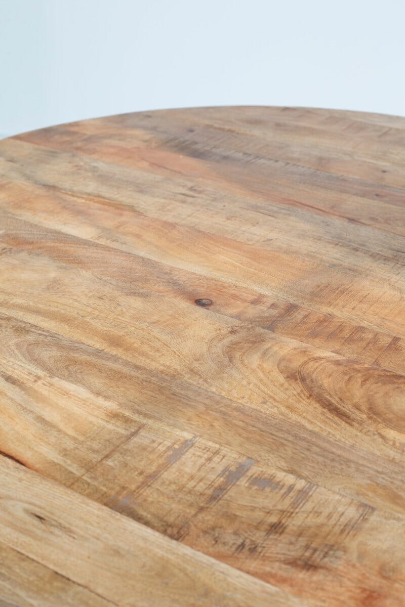 Round Mango Wood Dining Table (3 Sizes)