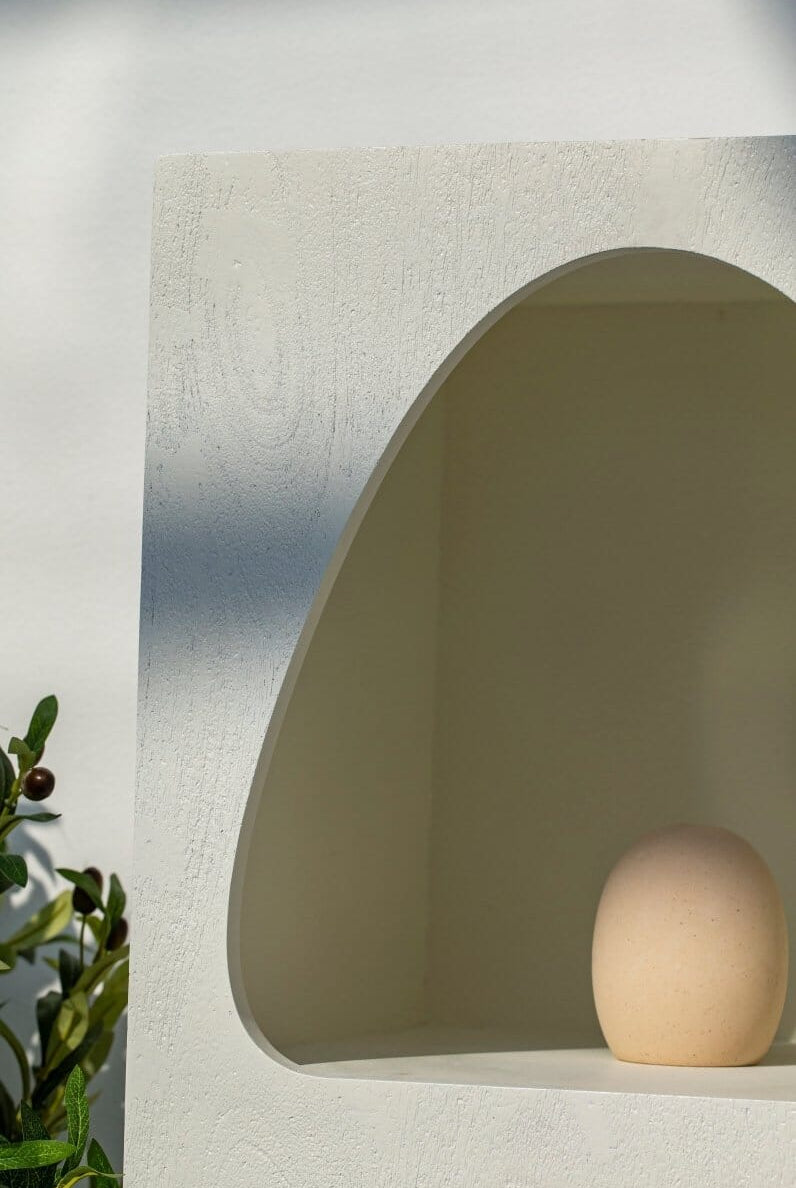 Vilnius White Painted Shelf Unit Bookcases & Standing Shelves Homekode