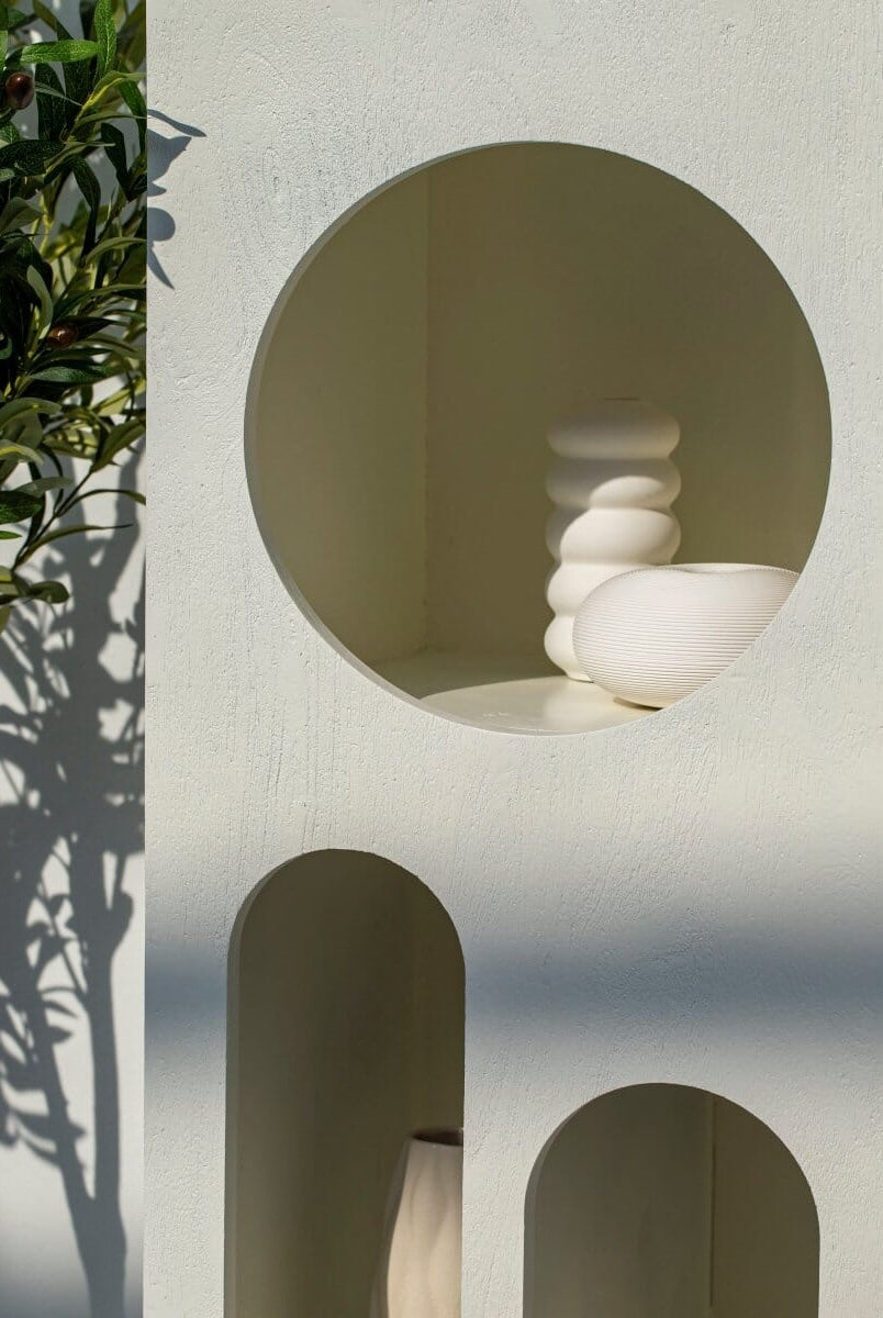 Vilnius White Painted Shelf Unit Bookcases & Standing Shelves Homekode