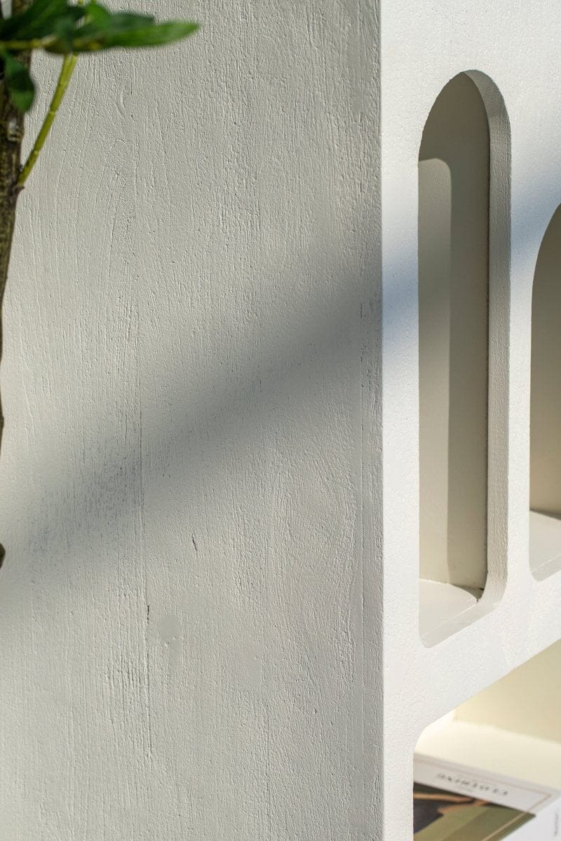 Vilnius White Painted Shelf Unit Bookcases & Standing Shelves Homekode