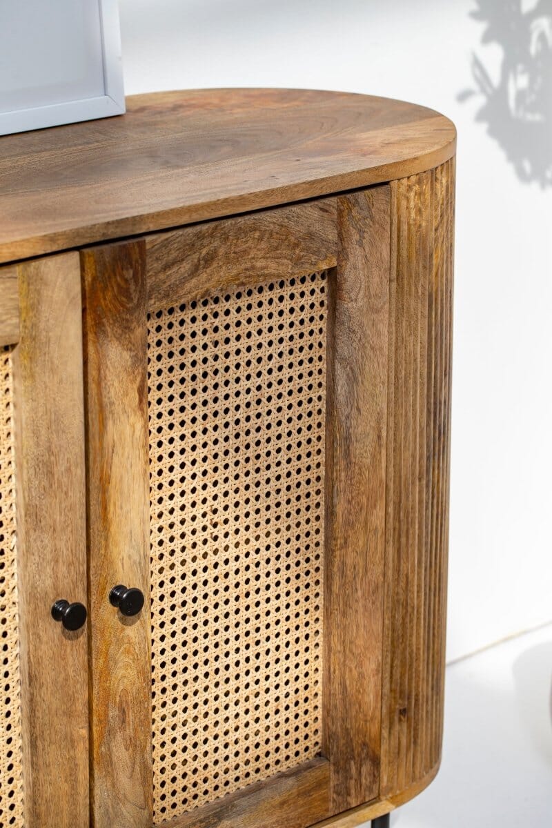 Valletta 2-Rattan Doors Sideboard Buffets & Sideboards Homekode