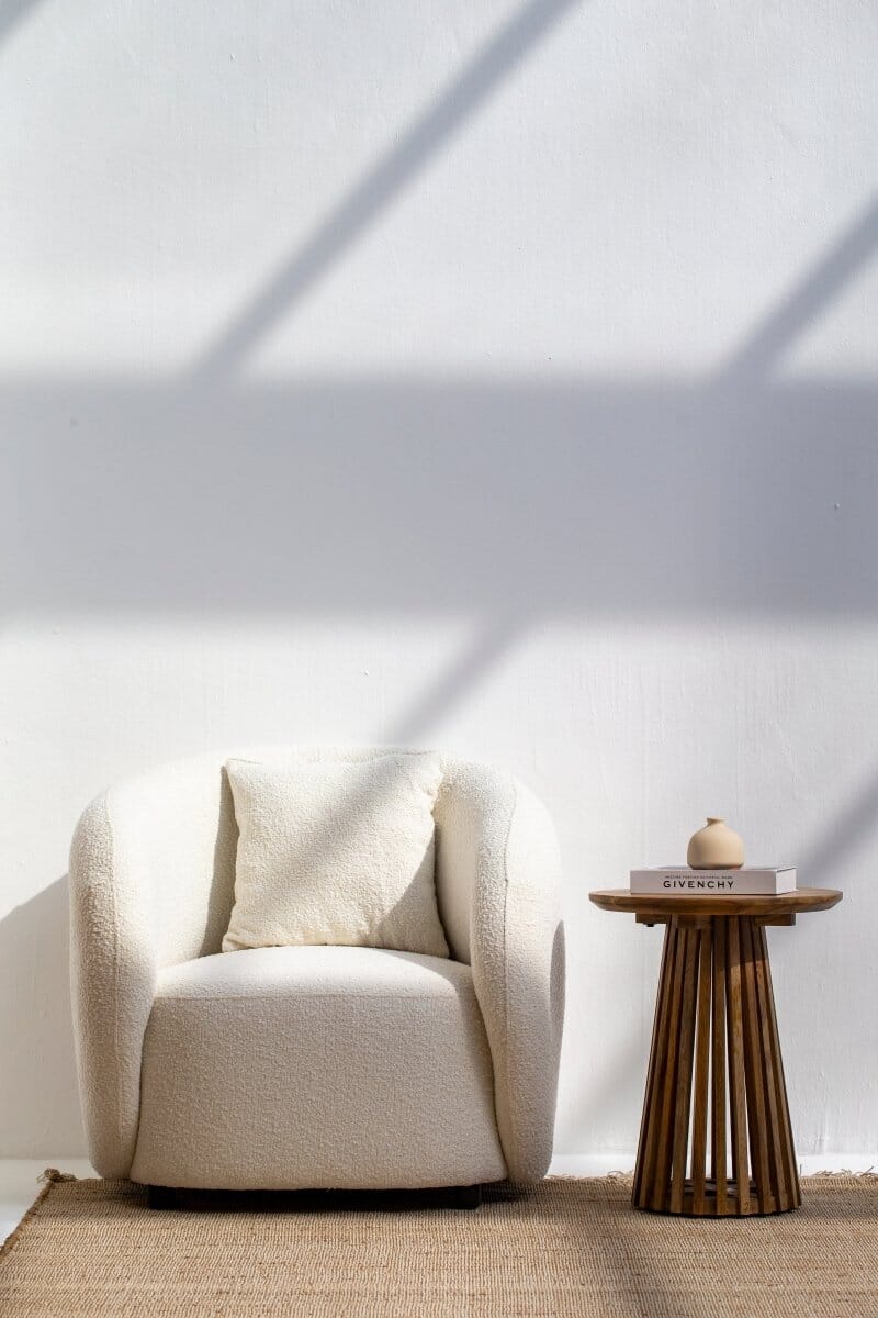 Amanti Boucle Lounge Sofa Chair Homekode