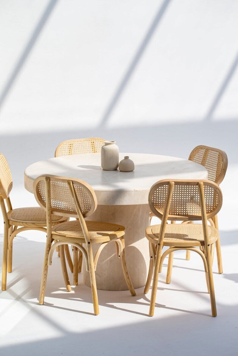 Cron Rattan Dining Chair Chairs Homekode