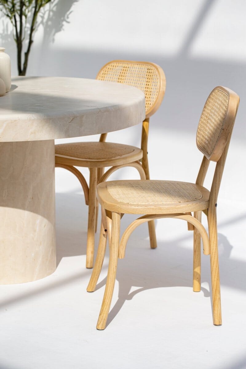 Crema Marble Round Dining Table (4 Sizes)