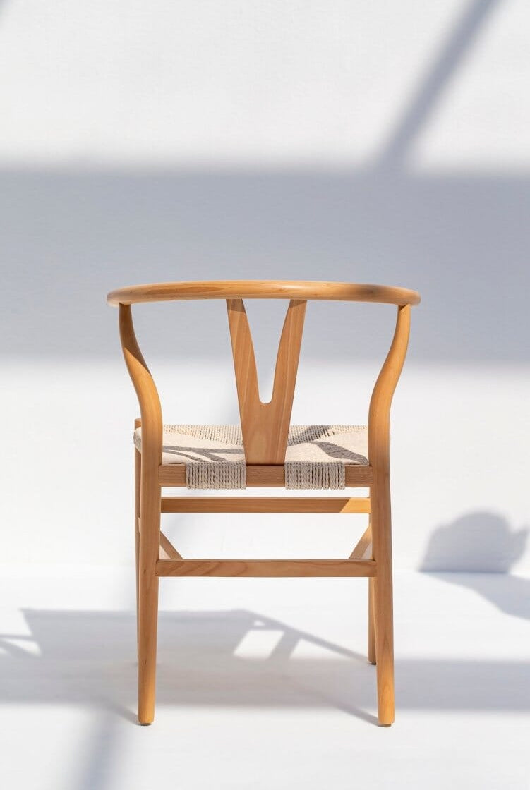 Beatrice Wood & Rope Dining Chair Chairs Homekode