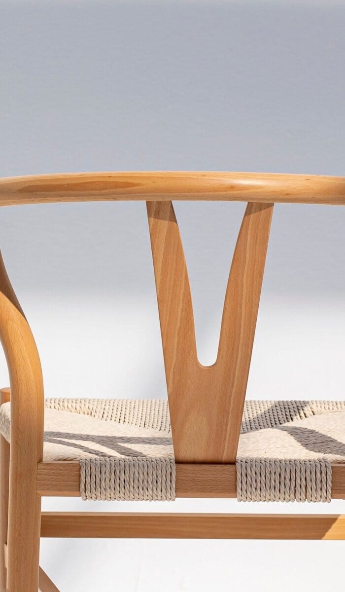 Beatrice Wood & Rope Dining Chair Chairs Homekode