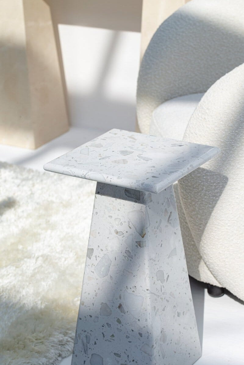 Estrella Marble Side Table Side Table Homekode