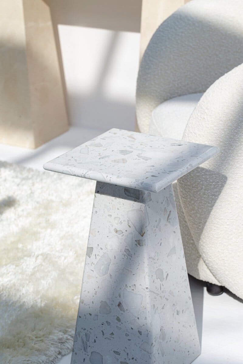 Estrella Marble Side Table Side Table Homekode