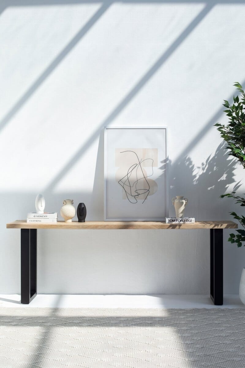 Mango Wood Console Table (Multiple Sizes & Leg Options Inside)