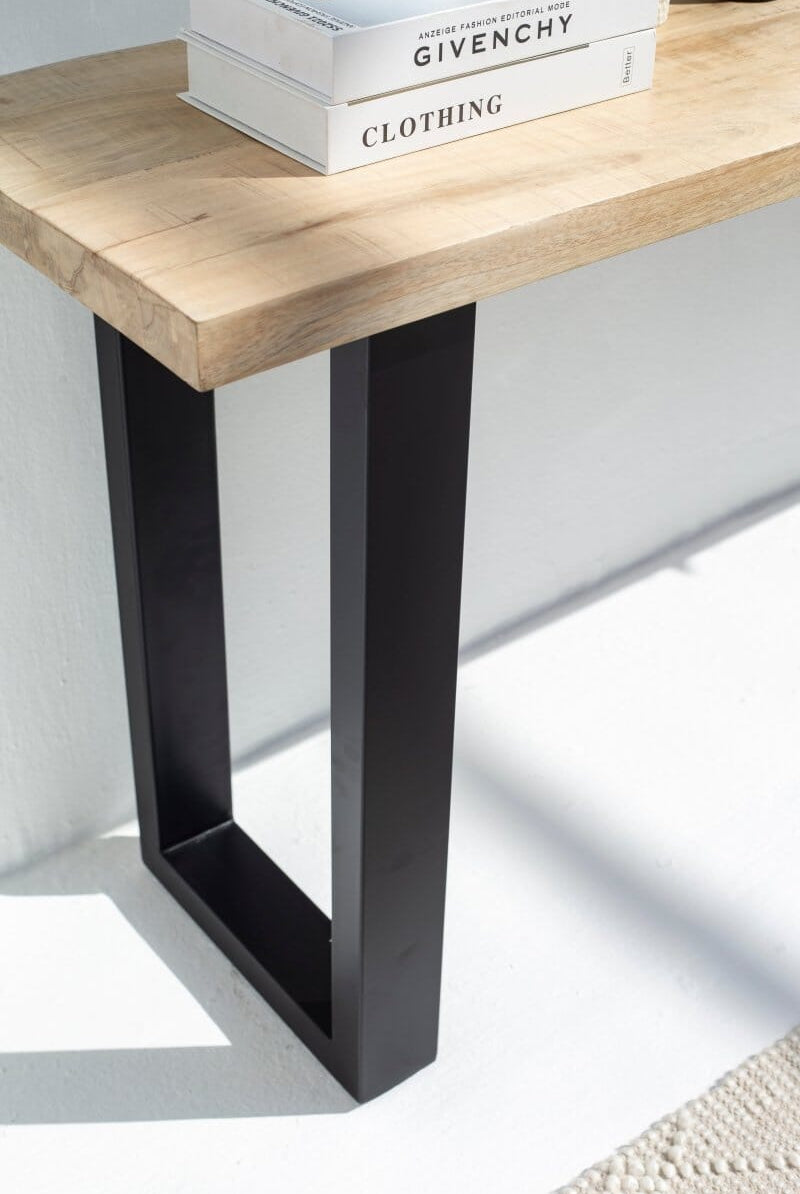 Mango Wood Console Table (Multiple Sizes & Leg Options Inside)