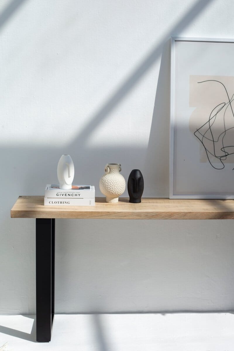 Mango Wood Console Table (Multiple Sizes & Leg Options Inside)