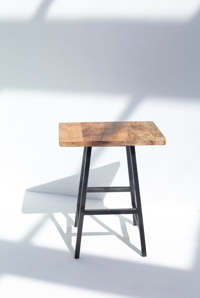 Barlow Mango Wood Stool