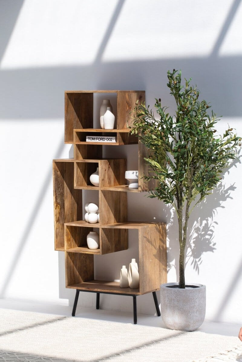 Cubes Wooden Bookcase
