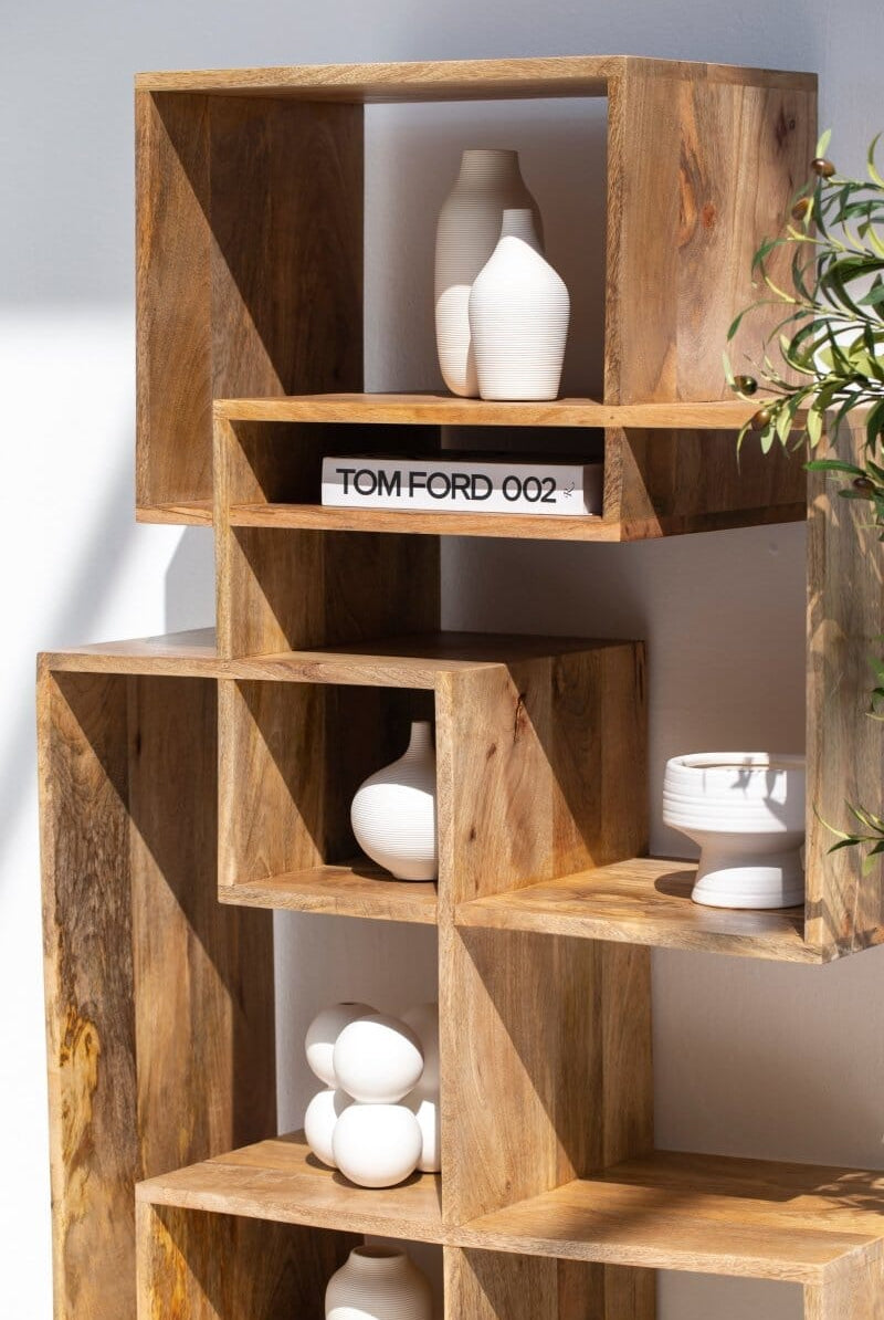 Cubes Wooden Bookcase