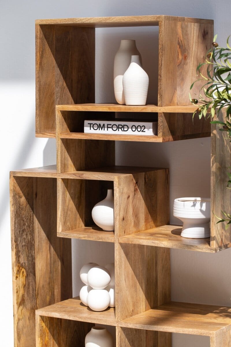 Cubes Wooden Bookcase