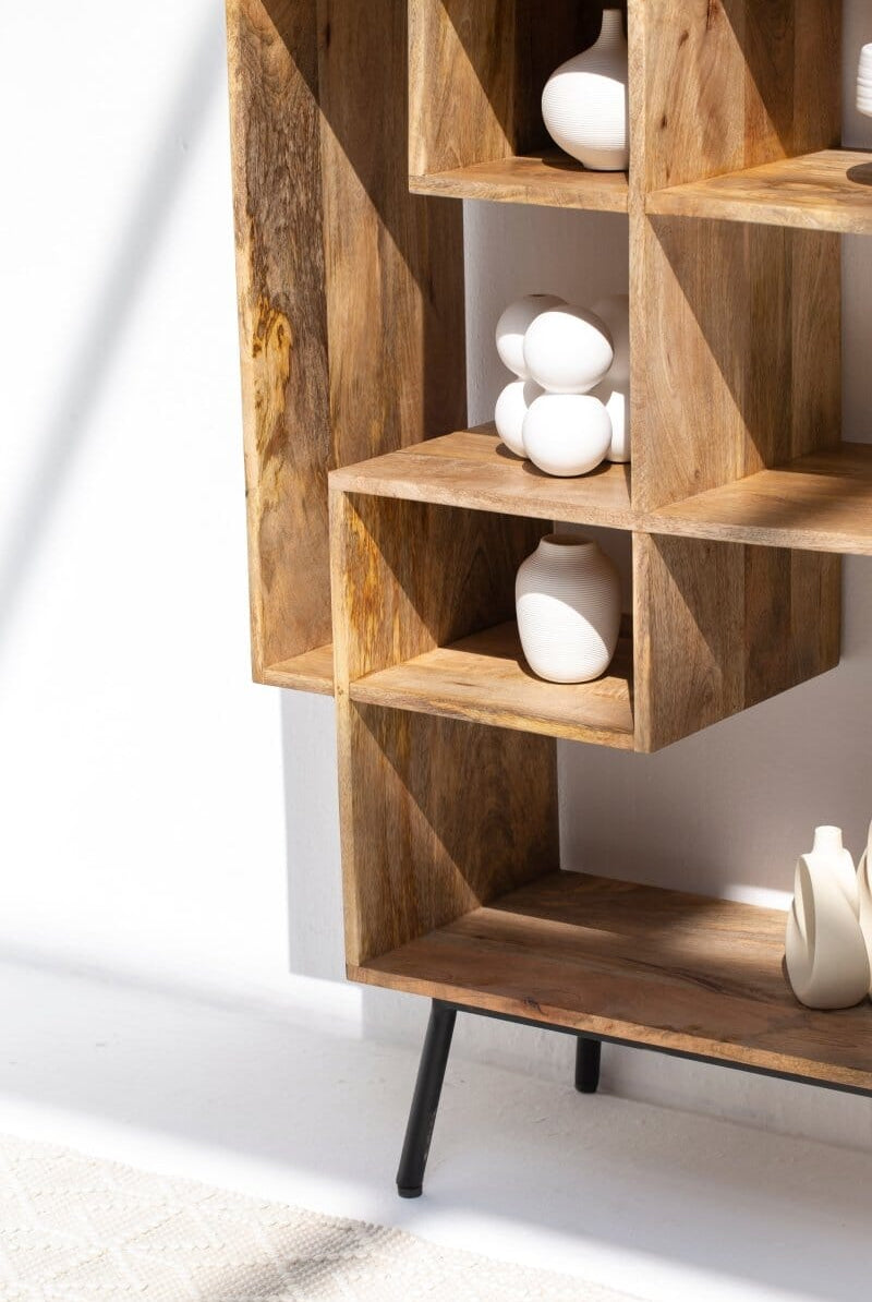 Cubes Wooden Bookcase