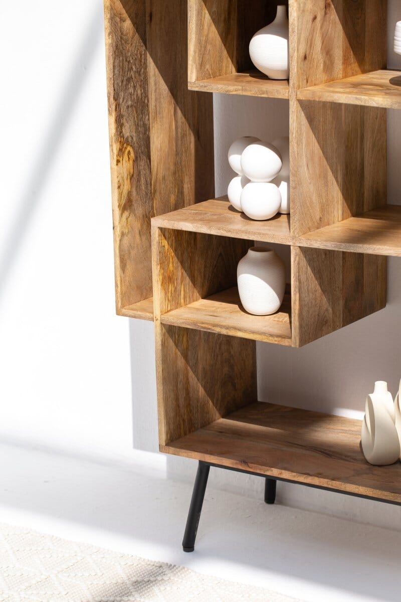 Cubes Wooden Bookcase