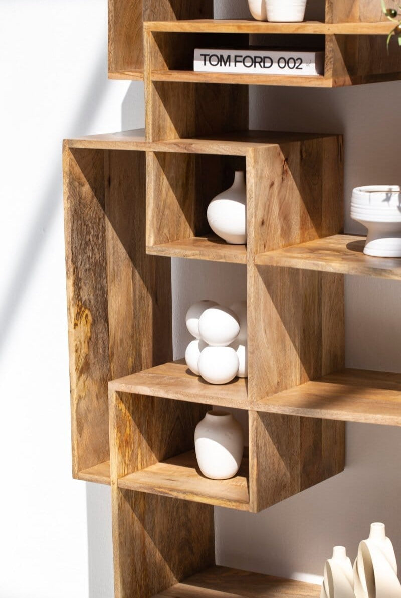 Cubes Wooden Bookcase