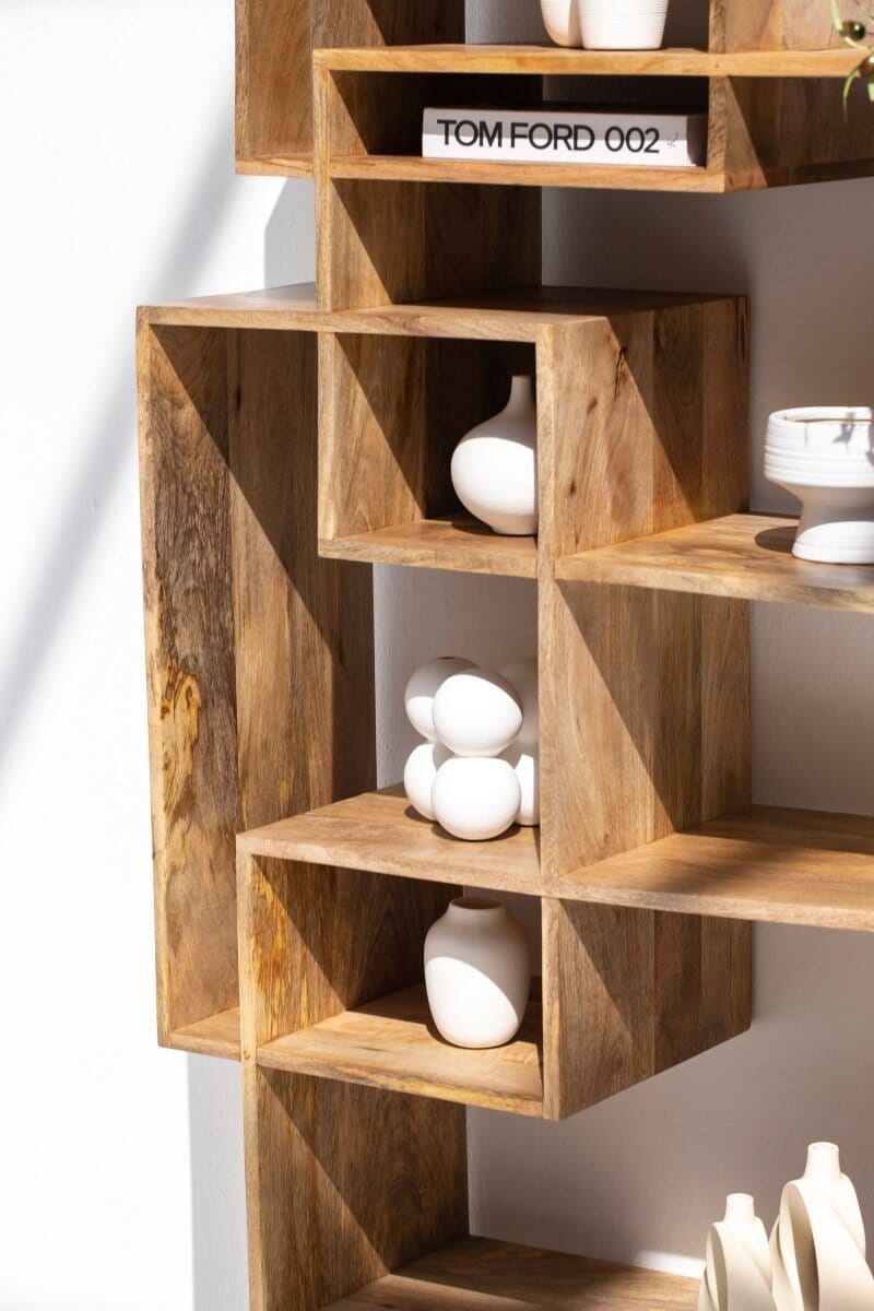 Cubes Wooden Bookcase